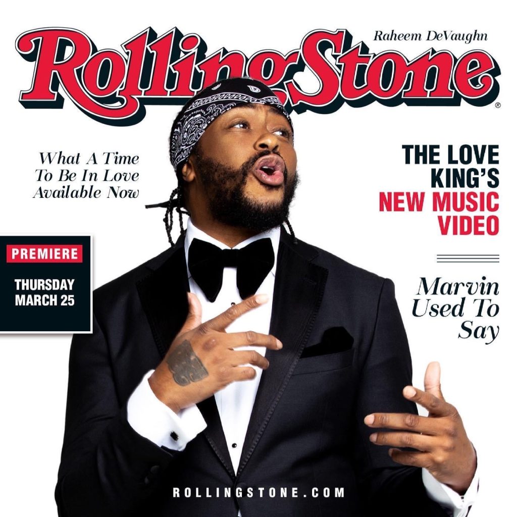 Rolling Stone: Raheem DeVaughn, cover